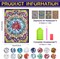 Diamond Art Kits for Adults & Teens 4 Pcs Diamond Painting Journals Notebooks 5D DIY Creative Journal Gem Dots Art Crafts Gift for Women Men Friends Graduation Birthday Relax Hobby